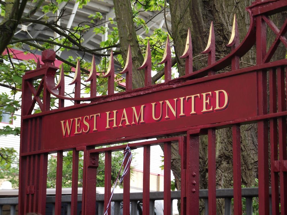 Old WHU Gate at Upton Park West Ham United vs Millwall FC