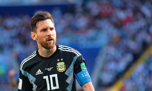 Lionel Messi im Dress der Argentinischen Nationalmannschaft
