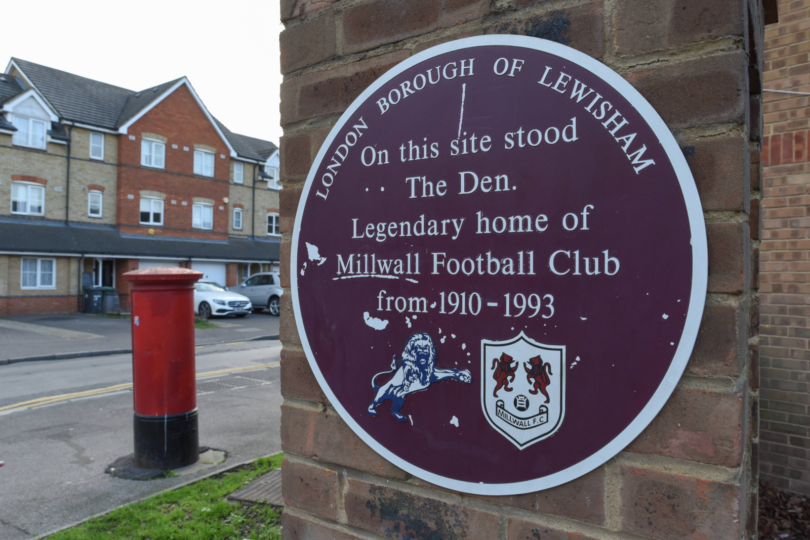 Millwall Old Den Schild