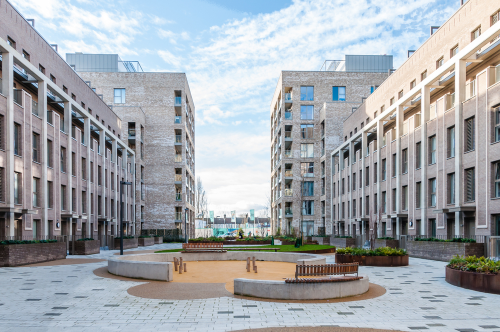 Ein neuer Apartment Komplex wurde in der Green Street auf dem alten Gelände des Boleyn Grounds gebaut