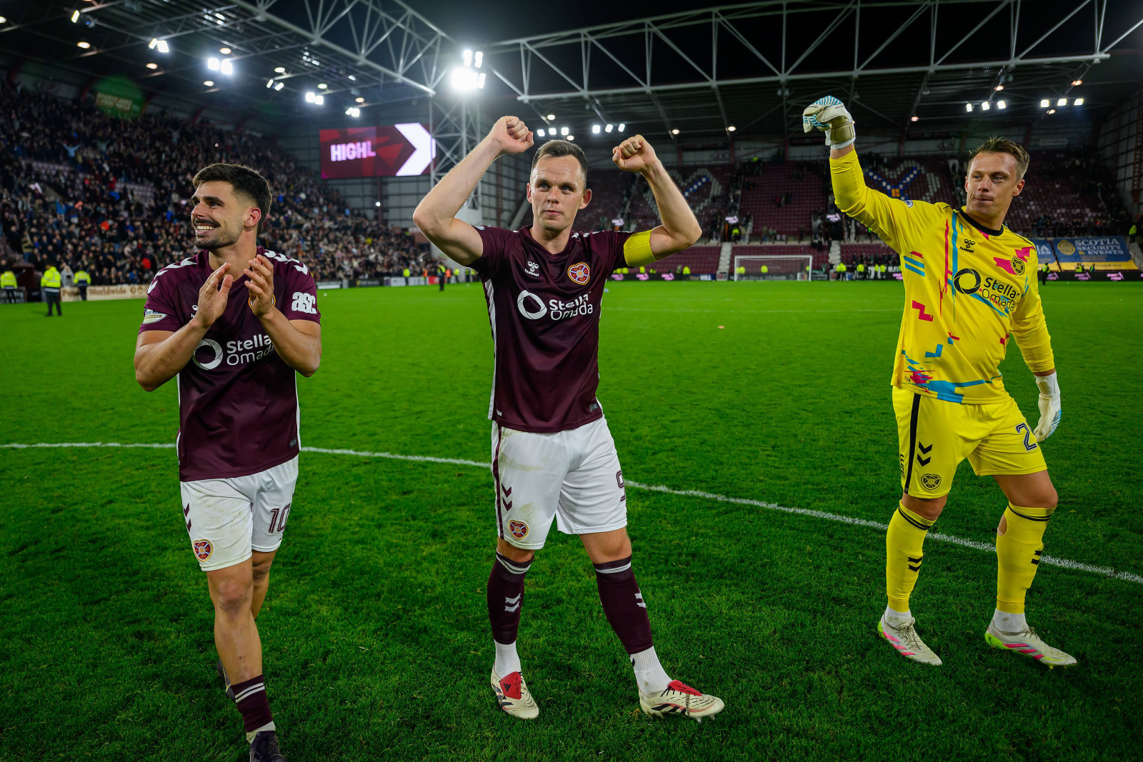 Heart of Midlothian Hibernian Jubel