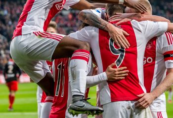 Torjubel bei den Spielern von Ajax Amsterdam